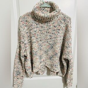 Moon & Madison Cozy Multicolor Turtleneck Sweater